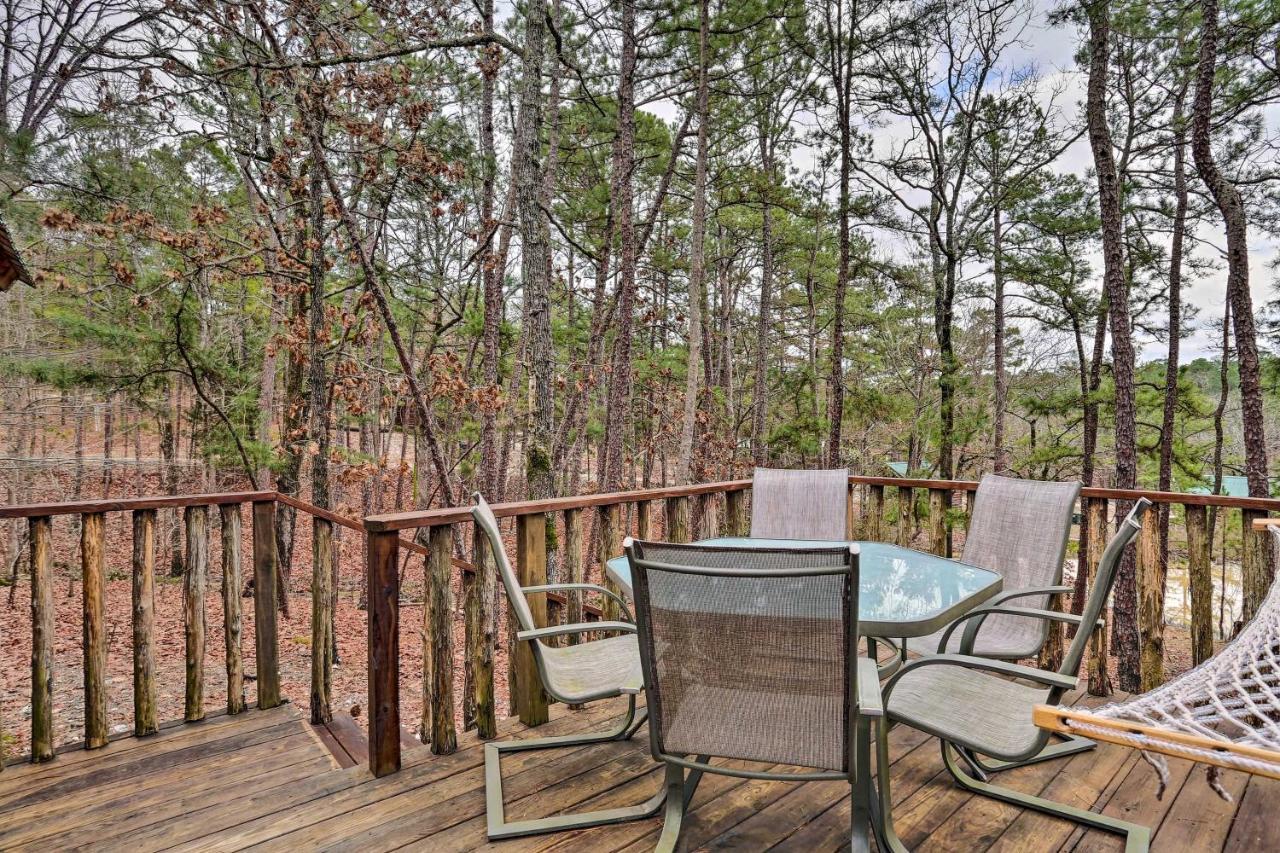 Broken Bow Log Cabin With Fire Pit, Pond, And Deck! Luaran gambar