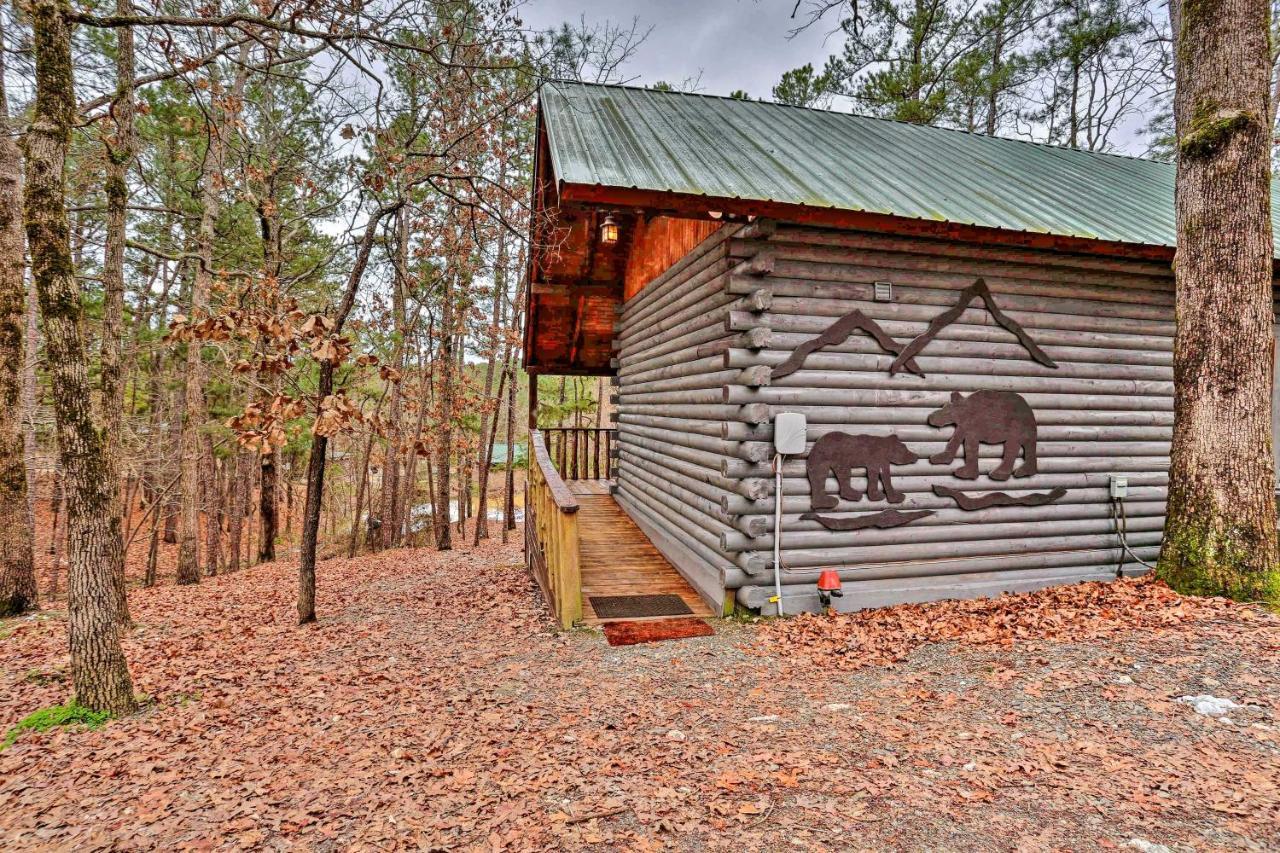 Broken Bow Log Cabin With Fire Pit, Pond, And Deck! Luaran gambar